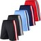 Men's 5-Pack Lightweight Breathable Moisture Wicking Mesh Shorts